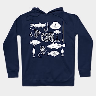 Fishing Doodles Hoodie